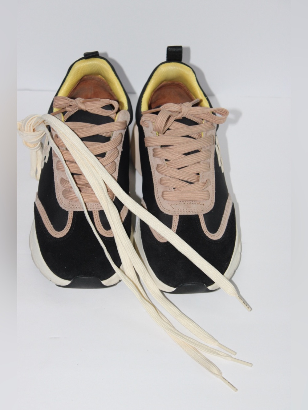 Women’s Black and Beige Fashion Sneakers - Picture 2 of 14